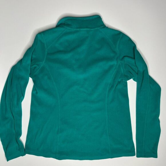 The North Face Green Zip Up Fleece Sweater size medium - Picture 5 of 5